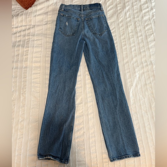 Distressed Blue Jeans - Picture 2 of 3